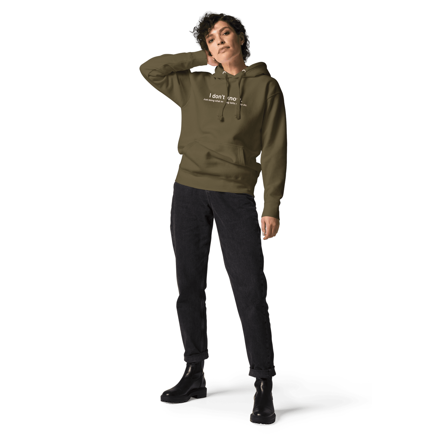 Funny Dog Hoodie – Just Doing What My Dog Tells Me - THiNK LiKE A DOG®