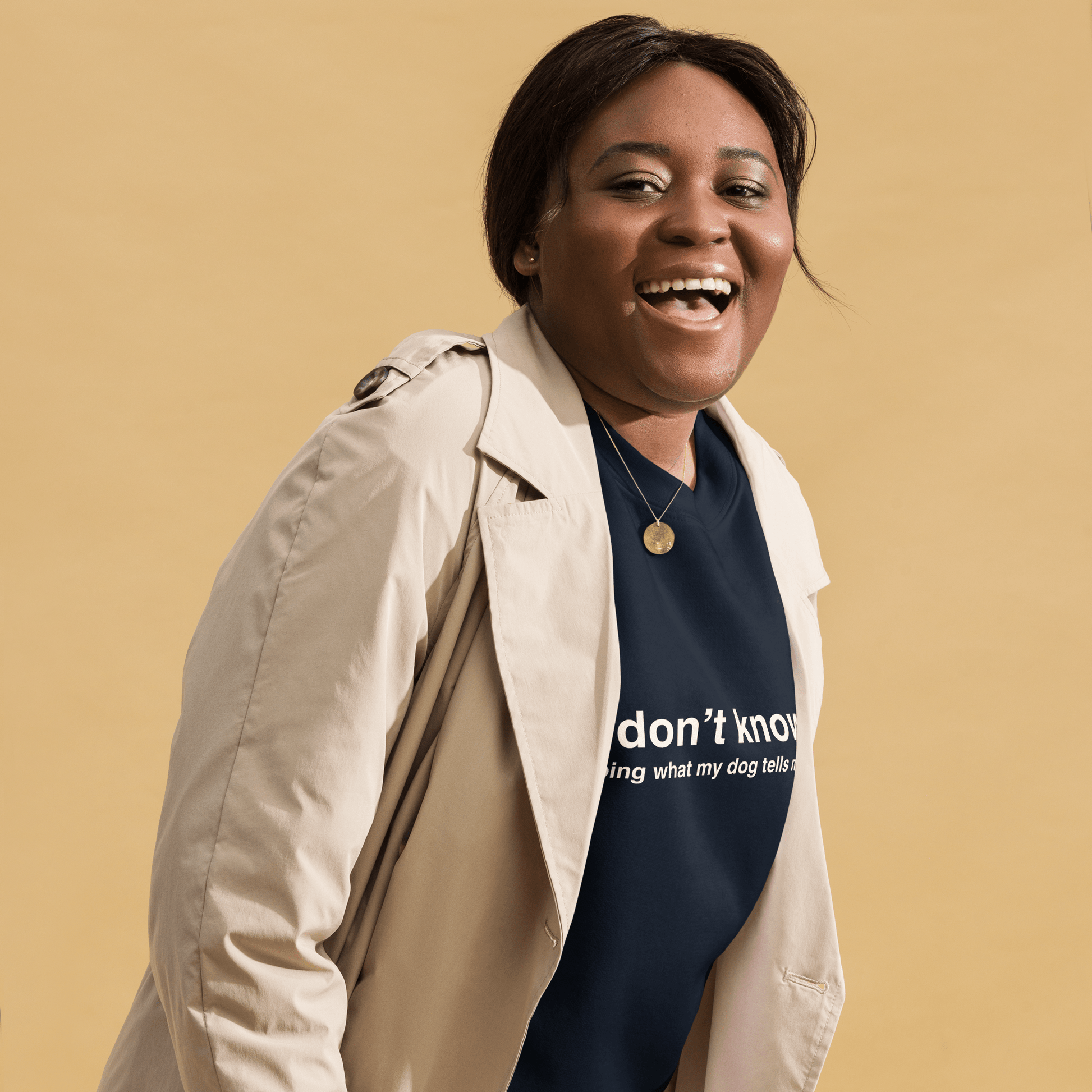 Funny Dog - Themed Sweatshirt – "I Don’t Know, Just Doing What My Dog Tells Me" - THiNK LiKE A DOG®