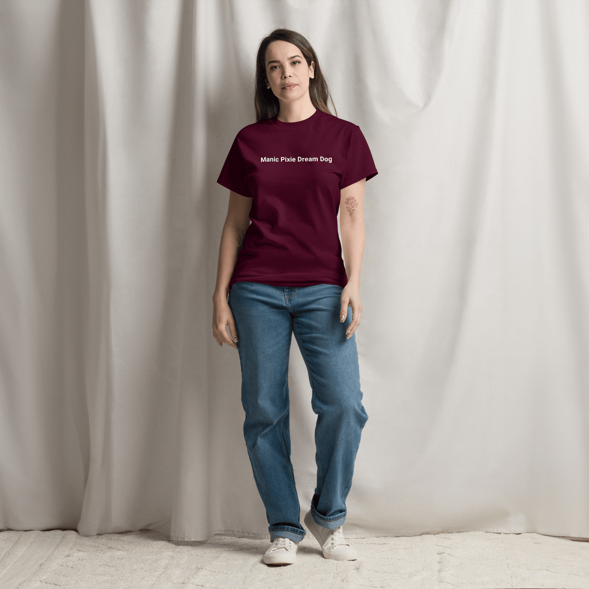 Manic Pixie Dream Dog T-Shirt – Simple Minimalist Dog Lover Design - THiNK LiKE A DOG®
