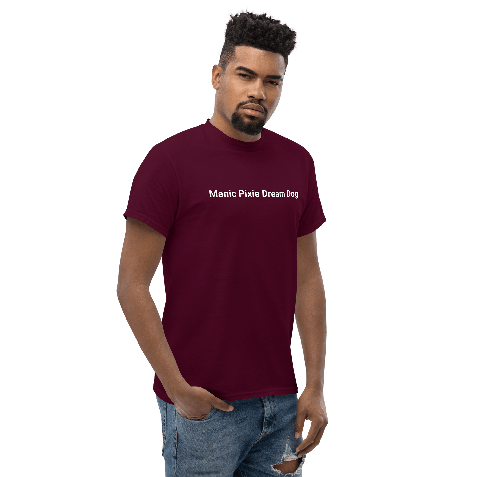 Manic Pixie Dream Dog T-Shirt – Simple Minimalist Dog Lover Design - THiNK LiKE A DOG®