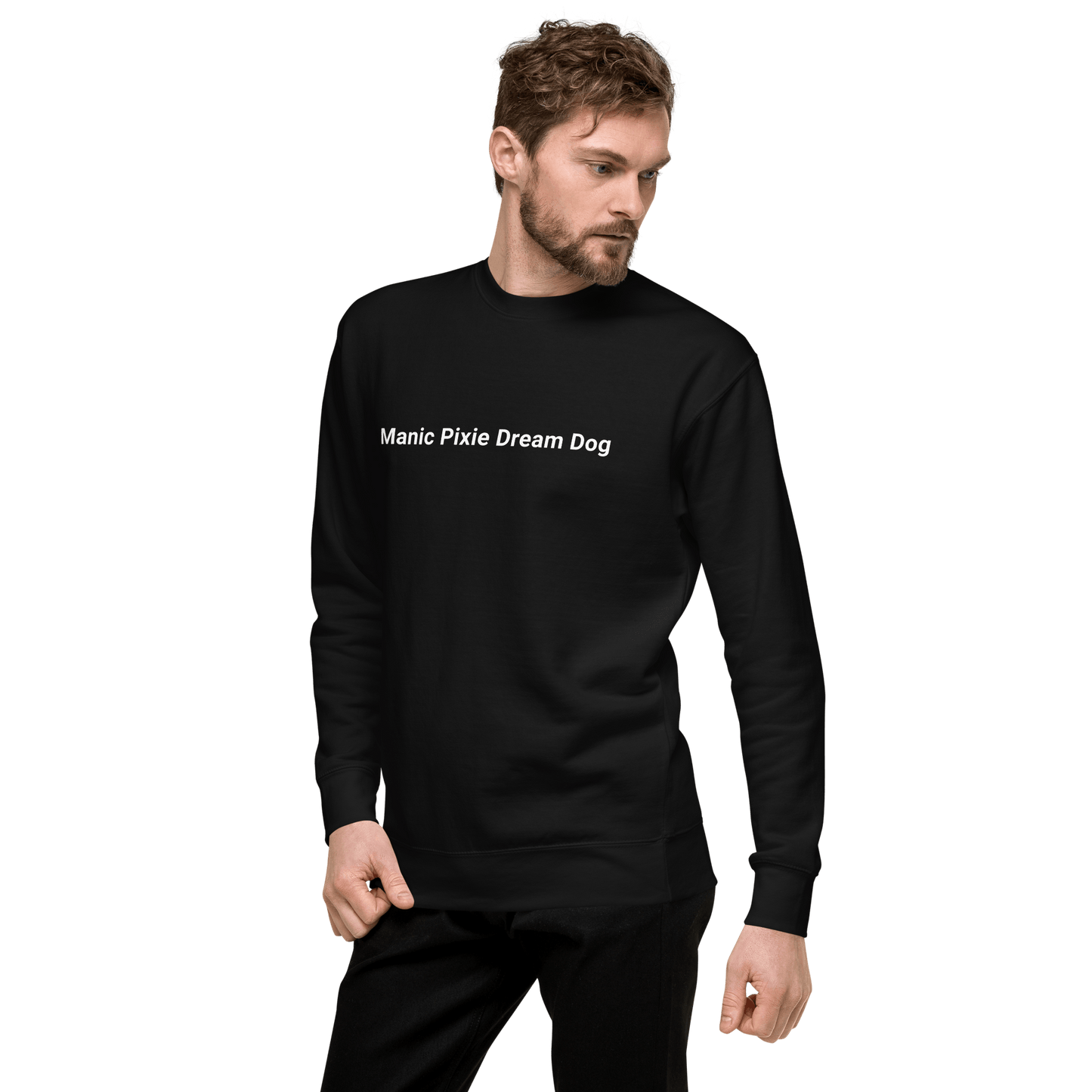 Minimalist Manic Pixie Dream Dog Sweatshirt – Simple & Stylish for Dog Lovers - THiNK LiKE A DOG®