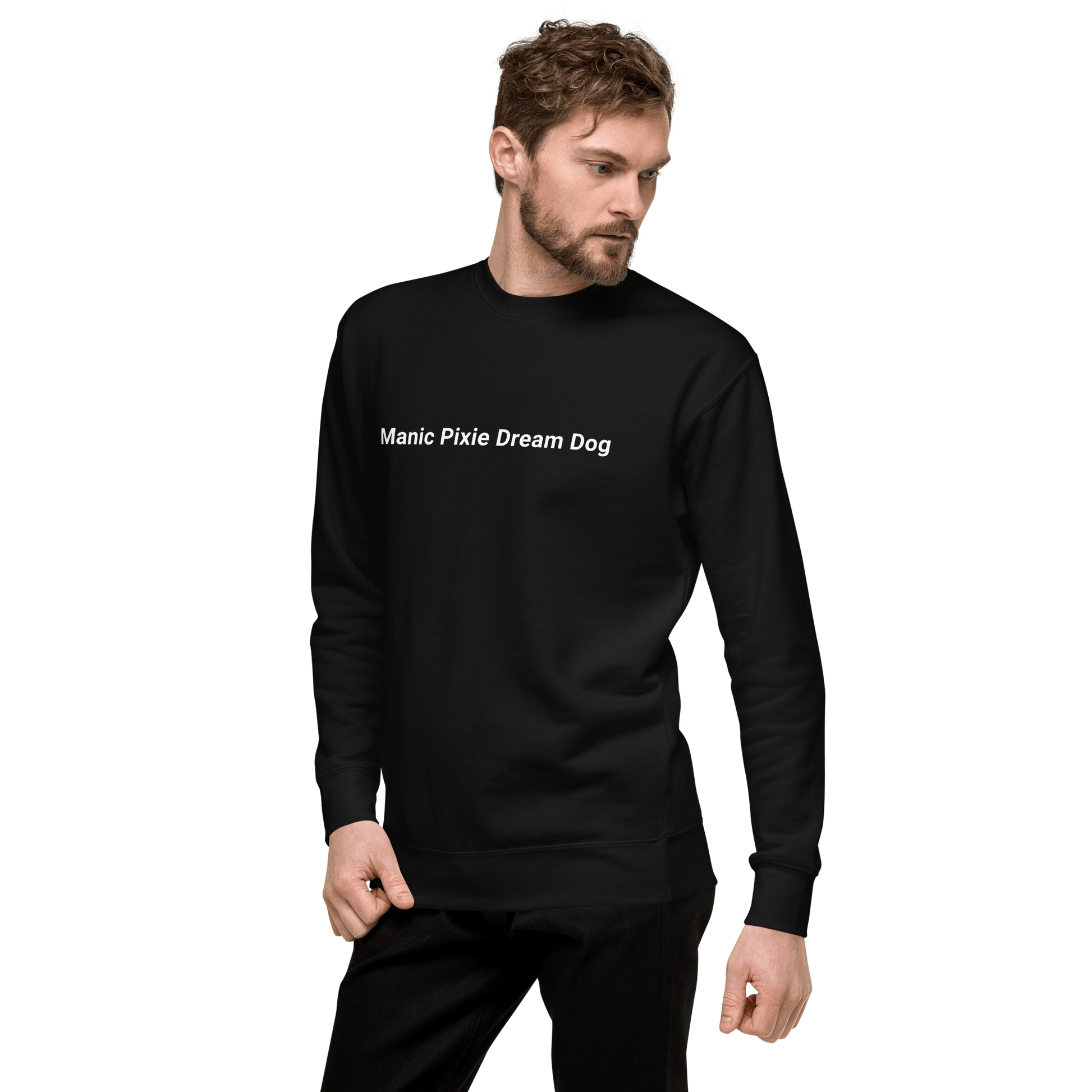 Minimalist Manic Pixie Dream Dog Sweatshirt – Simple & Stylish for Dog Lovers - THiNK LiKE A DOG®