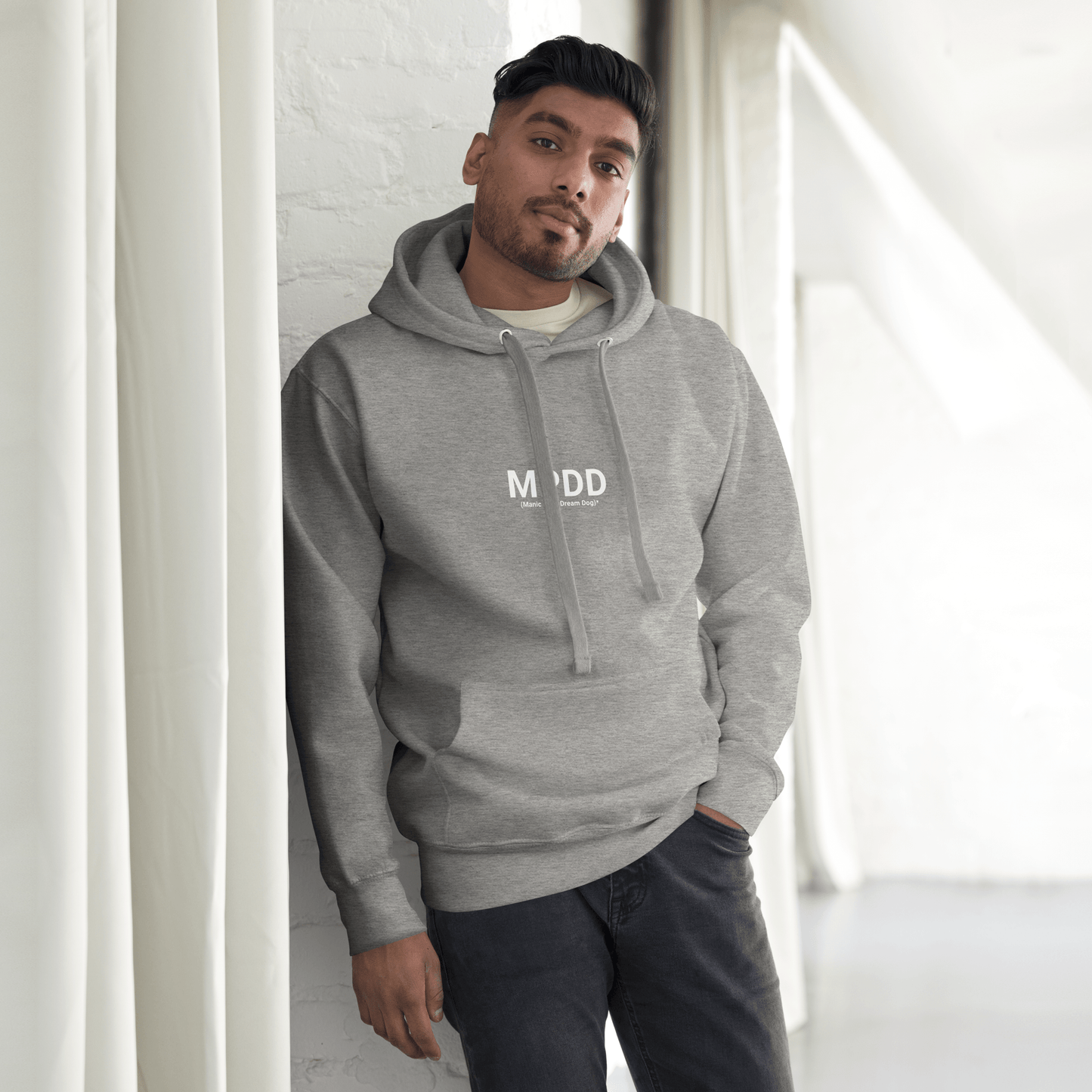 MPDD Hoodie (Manic Pixie Dream Dog) – Minimalist Dog - Themed Apparel - THiNK LiKE A DOG®