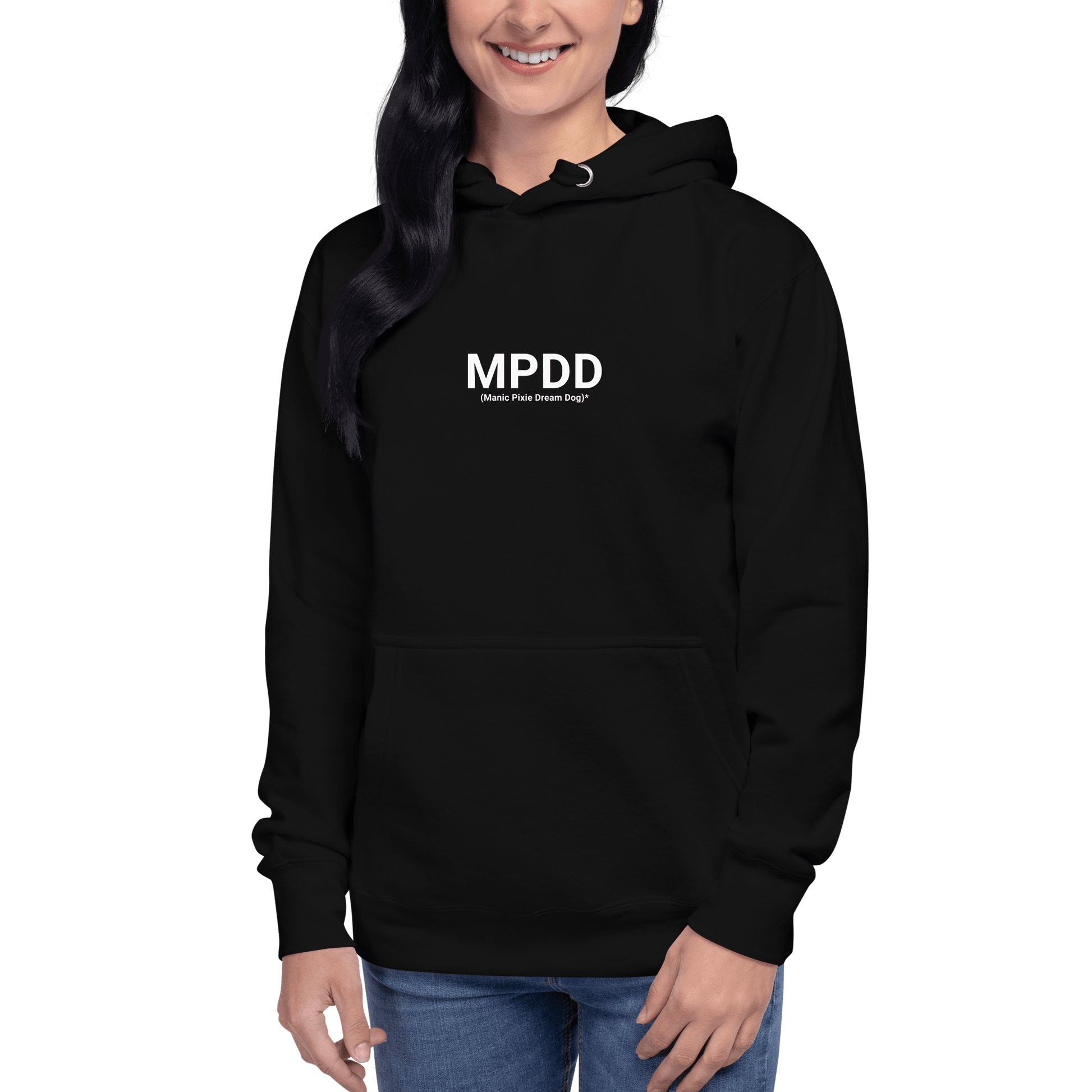 MPDD Hoodie (Manic Pixie Dream Dog) – Minimalist Dog - Themed Apparel - THiNK LiKE A DOG®