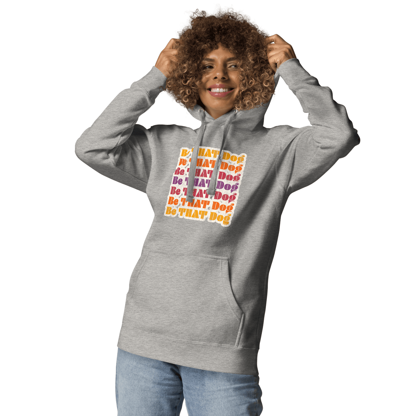 Retro Be THAT Dog Hoodie – ‘70s Style Unisex Dog Lover Hoodie - THiNK LiKE A DOG®