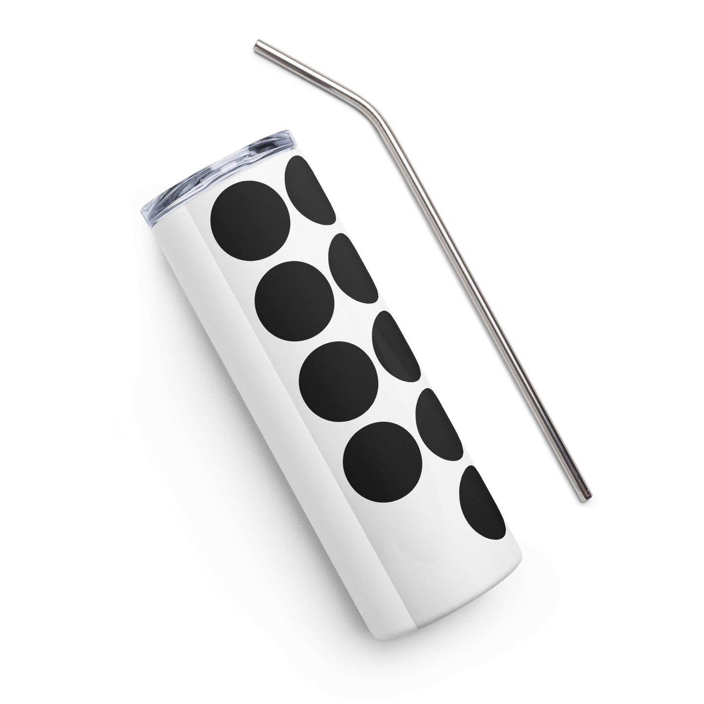 THiNK LiKE A DOG® Black Spots on White Stainless Steel Tumbler - THiNK LiKE A DOG®