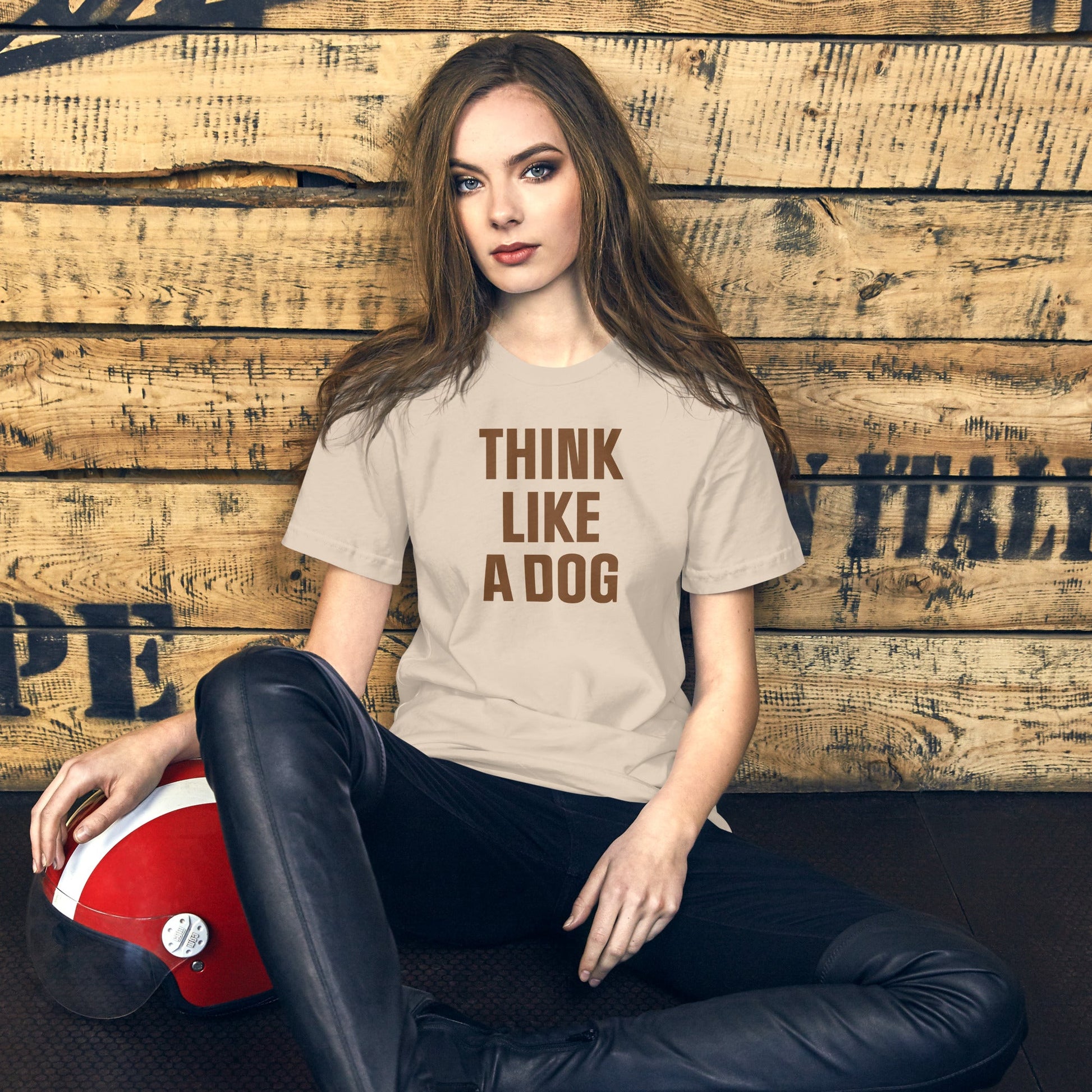 Think Like a Dog T-Shirt | Earthy, Mindful Dog Lover Tee - THiNK LiKE A DOG®