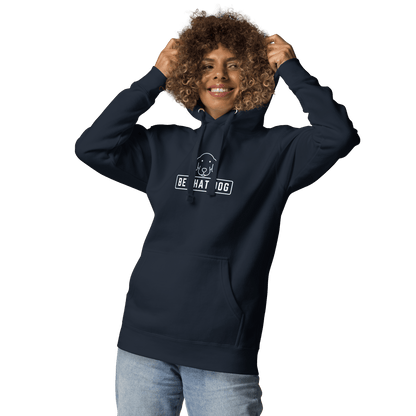 Be THAT Dog Minimalist Hoodie – Sleek & Cozy Dog Lover Sweatshirt - THiNK LiKE A DOG®