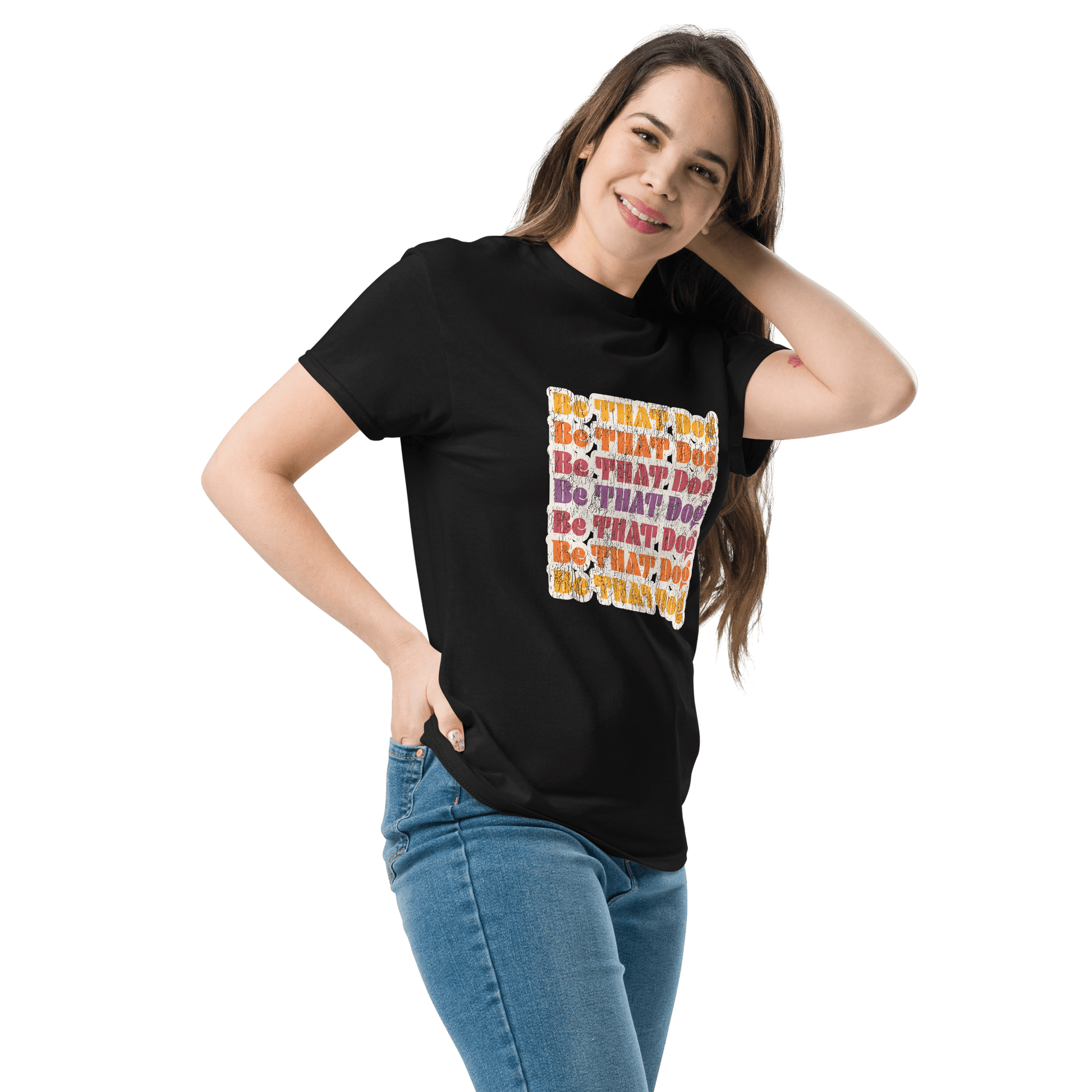 Be That Dog Retro Unisex Tee – ‘70s - Inspired Funny Dog Lover Shirt - THiNK LiKE A DOG®