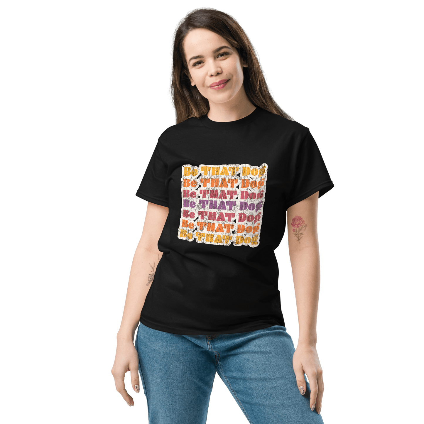 Be That Dog Retro Unisex Tee – ‘70s - Inspired Funny Dog Lover Shirt - THiNK LiKE A DOG®