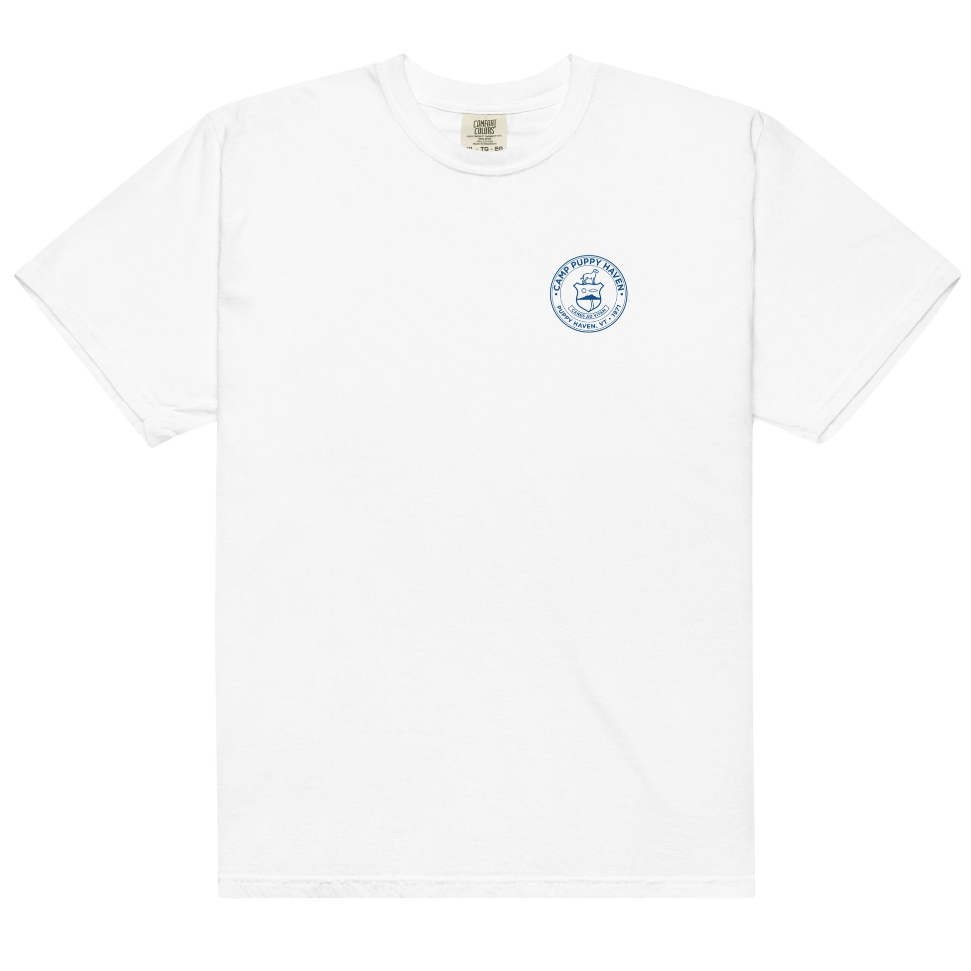 Camp Puppy Haven Badge Tee | THiNK LiKE A DOG® - THiNK LiKE A DOG®