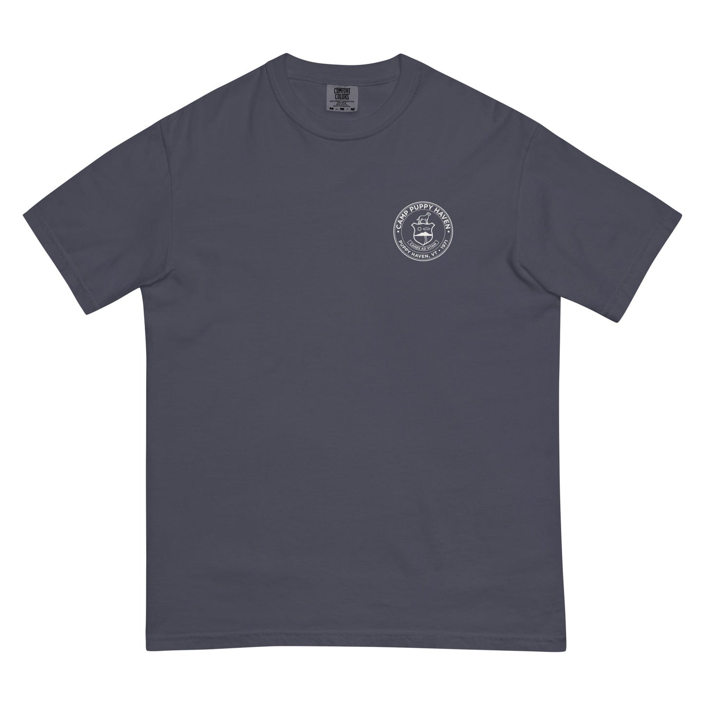 Camp Puppy Haven Badge Tee | THiNK LiKE A DOG® - THiNK LiKE A DOG®