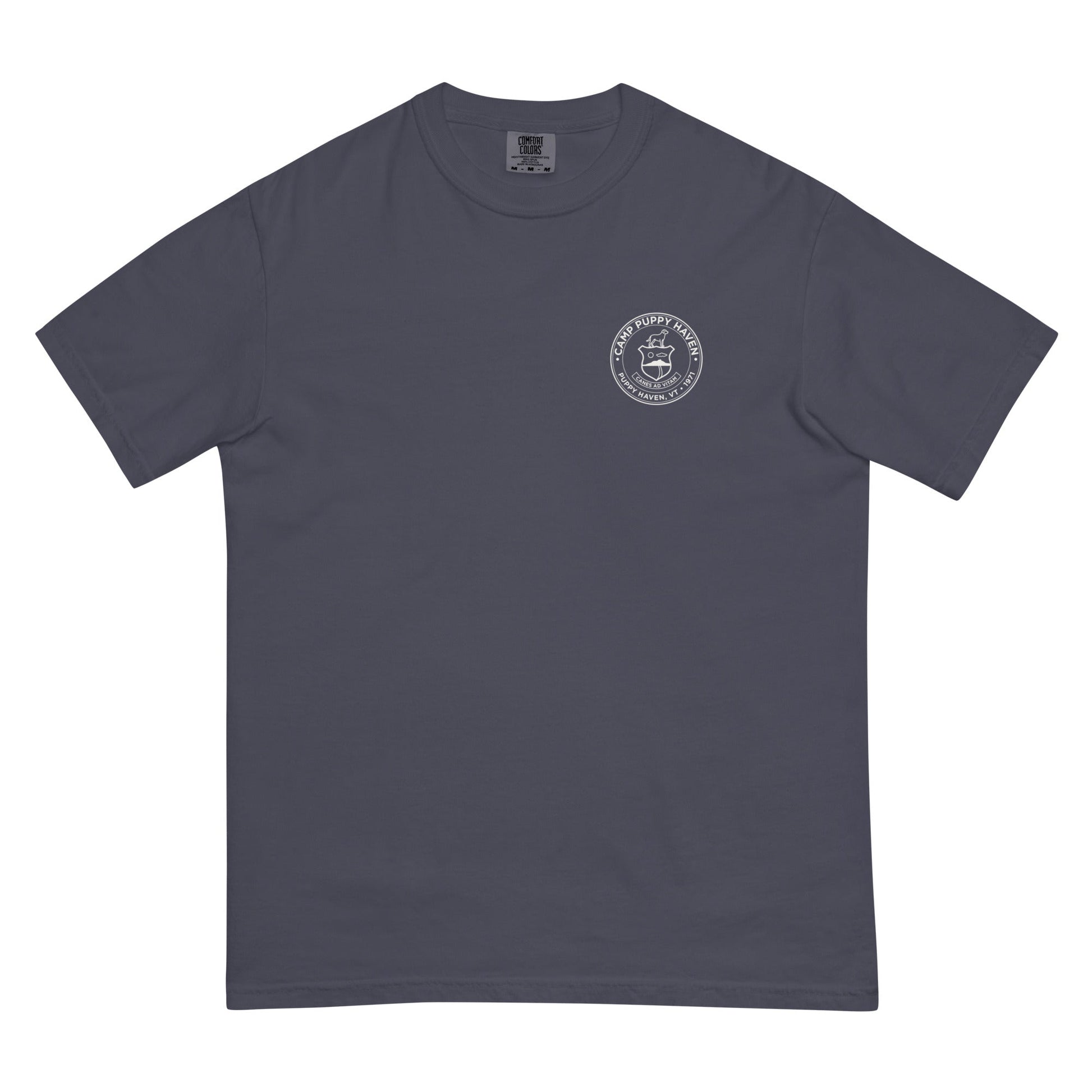 Camp Puppy Haven Badge Tee | THiNK LiKE A DOG® - THiNK LiKE A DOG®