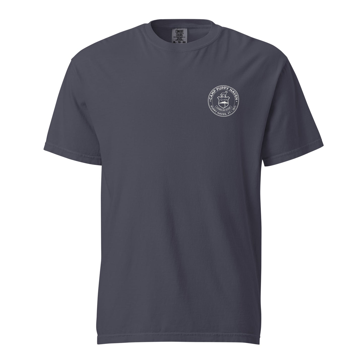 Camp Puppy Haven Badge Tee | THiNK LiKE A DOG® - THiNK LiKE A DOG®