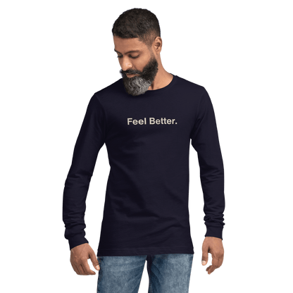 Feel Better Dog Lover Long Sleeve Tee – Comfort and Style for Pet Parents - THiNK LiKE A DOG®