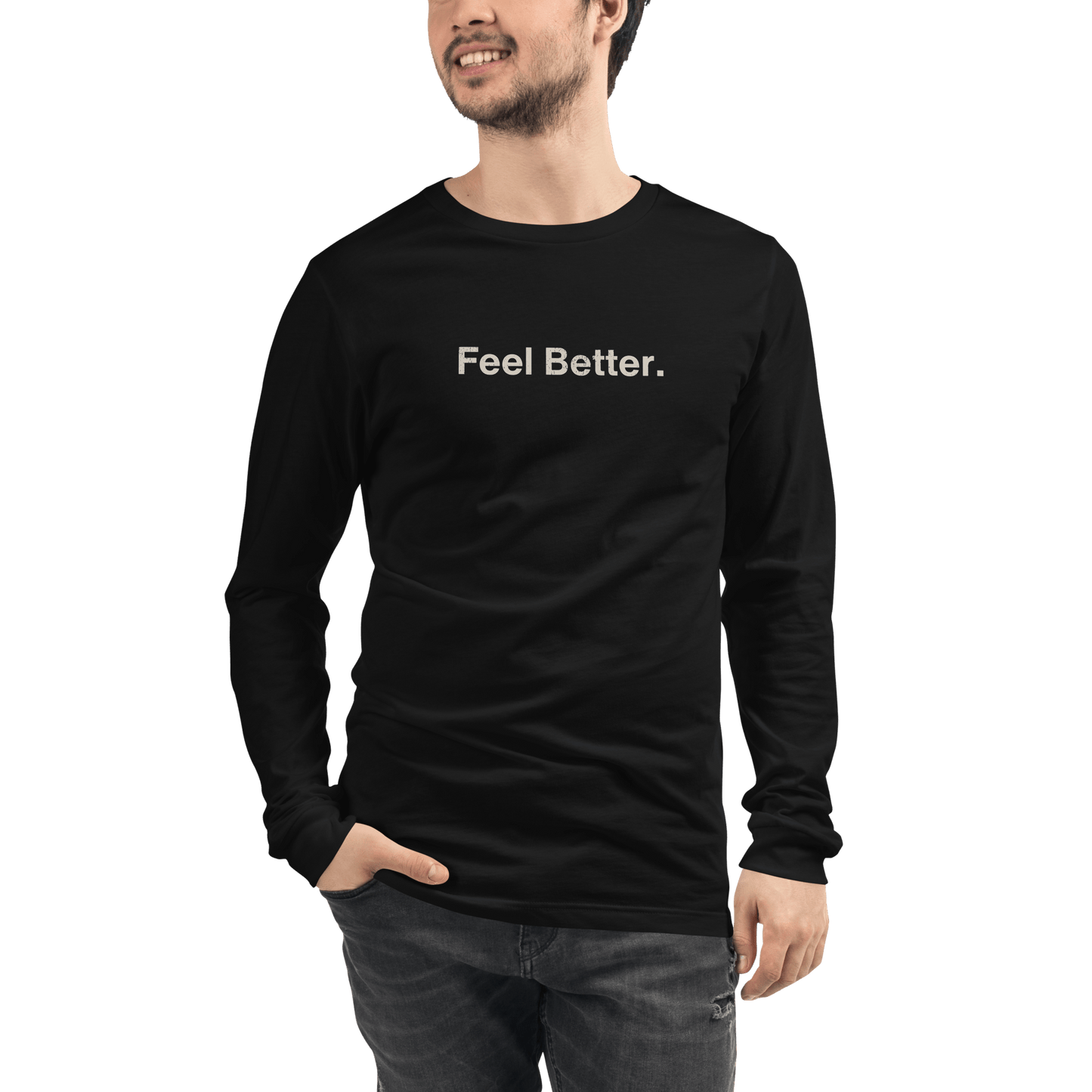 Feel Better Dog Lover Long Sleeve Tee – Comfort and Style for Pet Parents - THiNK LiKE A DOG®