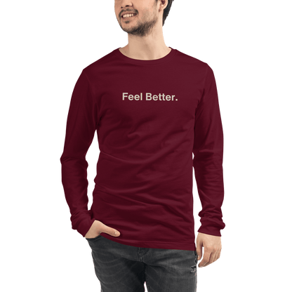 Feel Better Dog Lover Long Sleeve Tee – Comfort and Style for Pet Parents - THiNK LiKE A DOG®