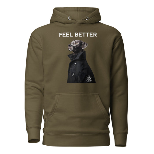 Feel Better Unisex Hoodie – Unique Dog - Themed Apparel for Confidence Boost - THiNK LiKE A DOG®