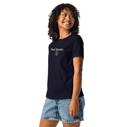 Feel Better Women's T-Shirt with Logo – Comfort & Style for Dog Lovers - THiNK LiKE A DOG®