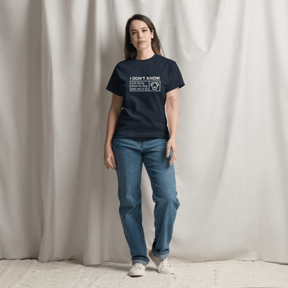 Funny Dog Shirt – "Just Doing What My Dog Tells Me" | Dog Lover Tee - THiNK LiKE A DOG®