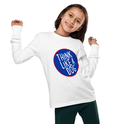 Kids' Think Like A Dog NASA - Style Long Sleeve Tee – Fun & Quirky Dog Apparel - THiNK LiKE A DOG®