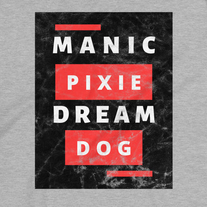 Manic Pixie Dream Dog Women's Relaxed T-Shirt – Minimalist Dog Lover Design - THiNK LiKE A DOG®