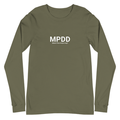 Minimalist Dog - Themed Shirt – MPDD (Manic Pixie Dream Dog) Long Sleeve Tee - THiNK LiKE A DOG®