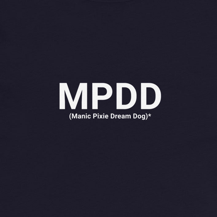 Minimalist Dog - Themed Shirt – MPDD (Manic Pixie Dream Dog) Long Sleeve Tee - THiNK LiKE A DOG®