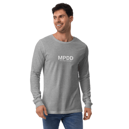 Minimalist Dog - Themed Shirt – MPDD (Manic Pixie Dream Dog) Long Sleeve Tee - THiNK LiKE A DOG®