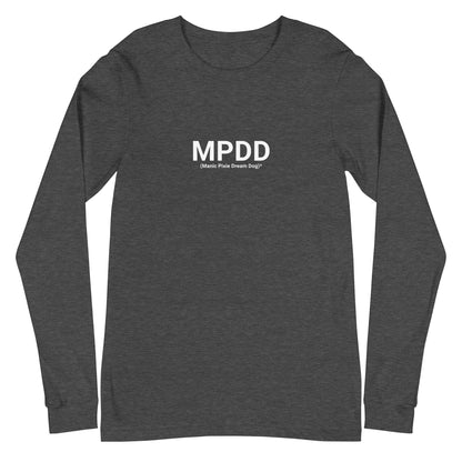 Minimalist Dog - Themed Shirt – MPDD (Manic Pixie Dream Dog) Long Sleeve Tee - THiNK LiKE A DOG®