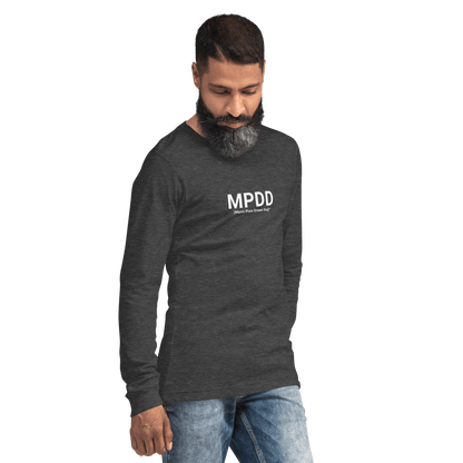 Minimalist Dog - Themed Shirt – MPDD (Manic Pixie Dream Dog) Long Sleeve Tee - THiNK LiKE A DOG®