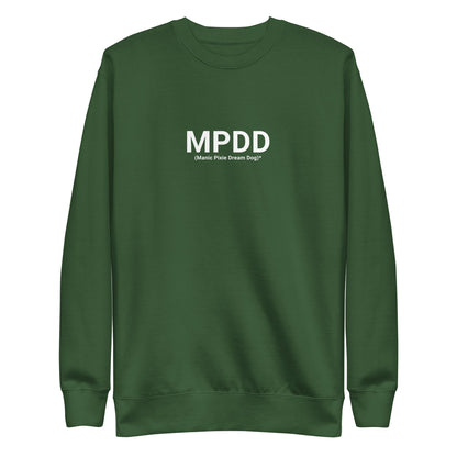 MPDD (Manic Pixie Dream Dog) Definition Sweatshirt - Minimalist & Stylish - THiNK LiKE A DOG®