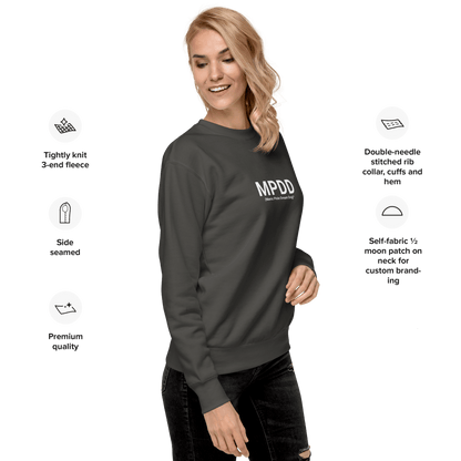 MPDD (Manic Pixie Dream Dog) Sweatshirt – Minimalist & Stylish Tee - THiNK LiKE A DOG®