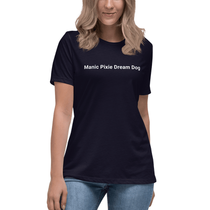 MPDD Women's Relaxed T-Shirt – Simple & Stylish Minimalist Dog Apparel - THiNK LiKE A DOG®