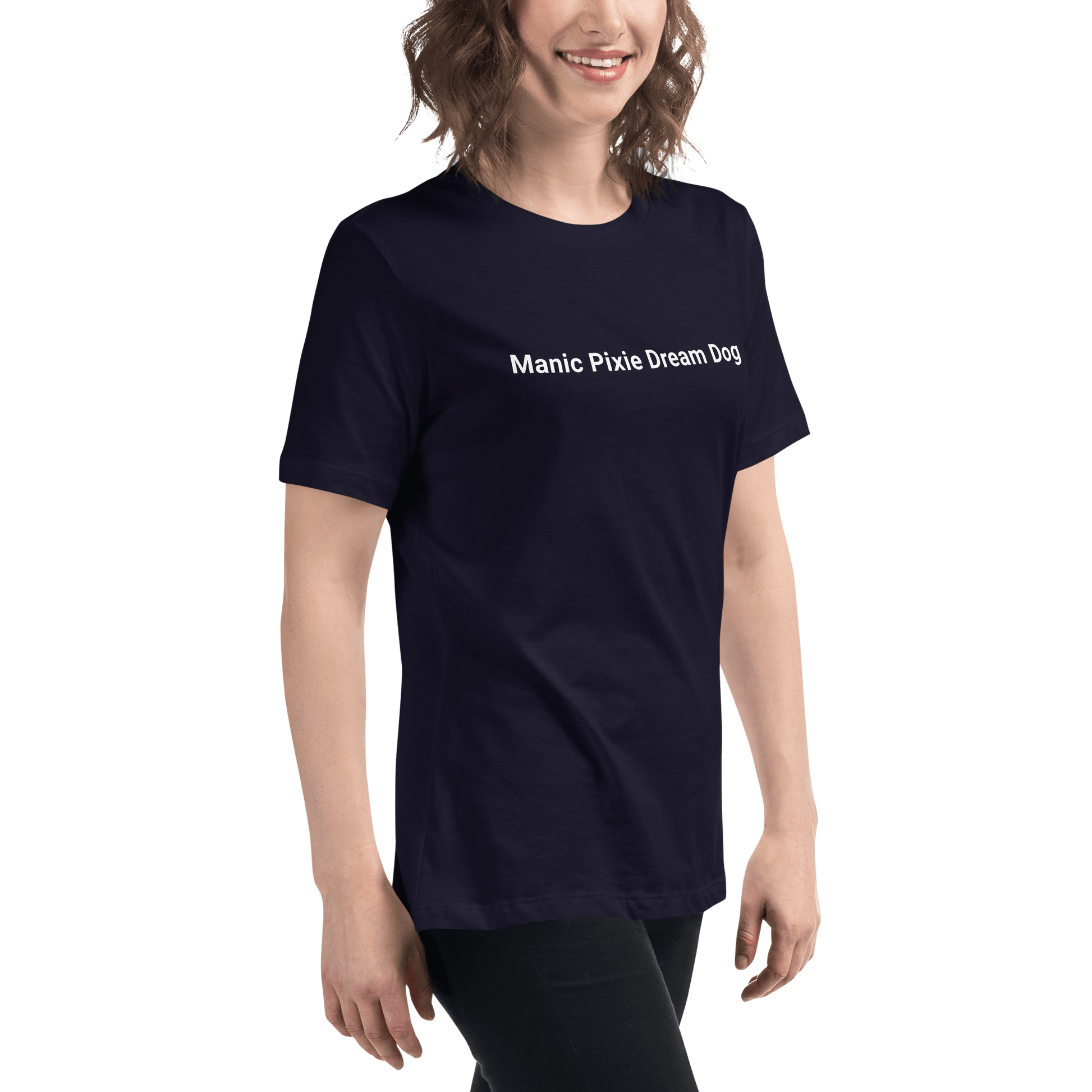 MPDD Women's Relaxed T-Shirt – Simple & Stylish Minimalist Dog Apparel - THiNK LiKE A DOG®