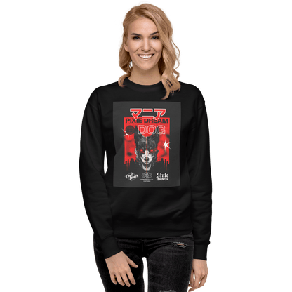 Stylish Manic Pixie Dream Dog Sweatshirt – Kanji Design for Dog Lovers - THiNK LiKE A DOG®