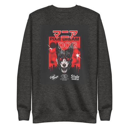 Stylish Manic Pixie Dream Dog Sweatshirt with Kanji Design for Dog Lovers - THiNK LiKE A DOG®