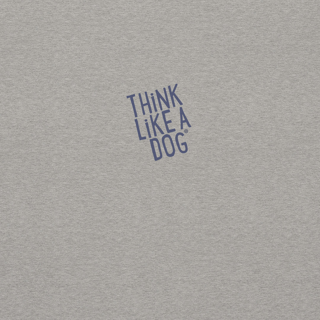 THiNK LiKE A DOG® — Carbon Grey Hoodie - THiNK LiKE A DOG®