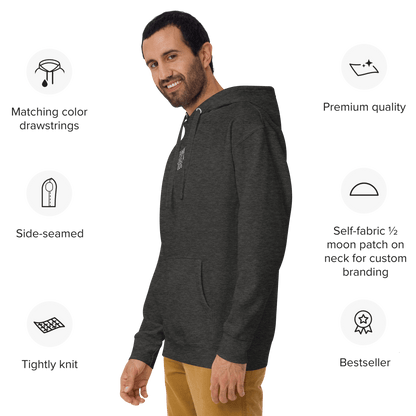 THiNK LiKE A DOG Hoodie – Minimalist Logo, Cozy & Stylish for Dog Lovers - THiNK LiKE A DOG®