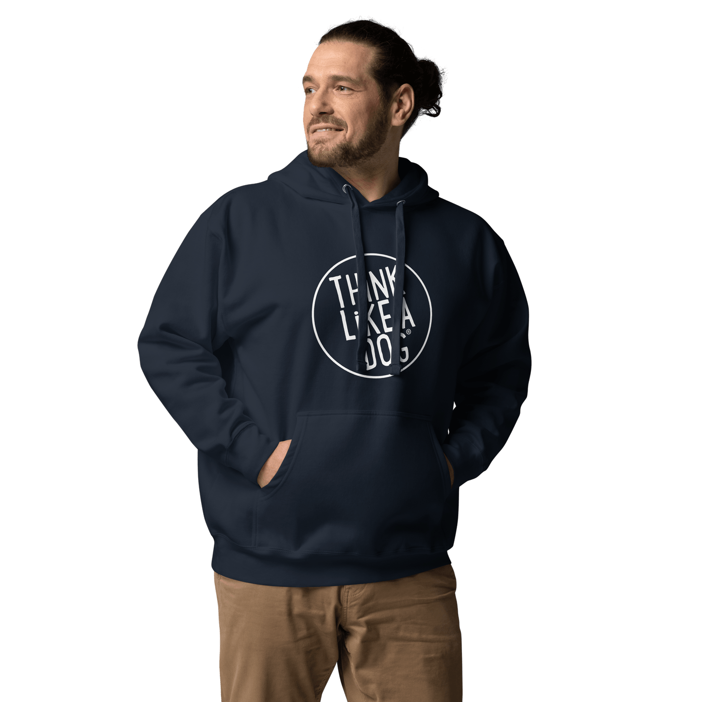 THiNK LiKE A DOG Premium Hoodie | Cozy Dog Lover Sweatshirt - THiNK LiKE A DOG®