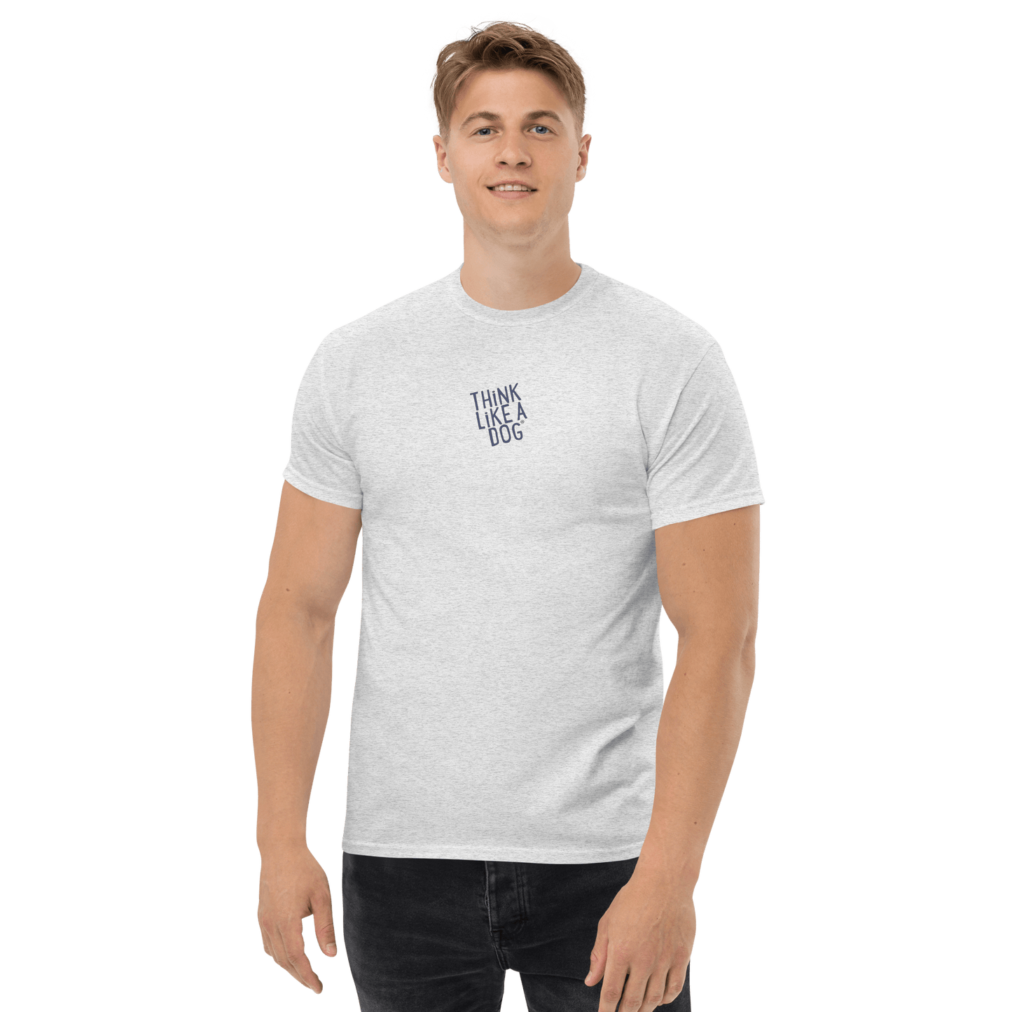 THiNK LiKE A DOG T-Shirt – Minimalist & Inspirational Dog Lover Tee - THiNK LiKE A DOG®