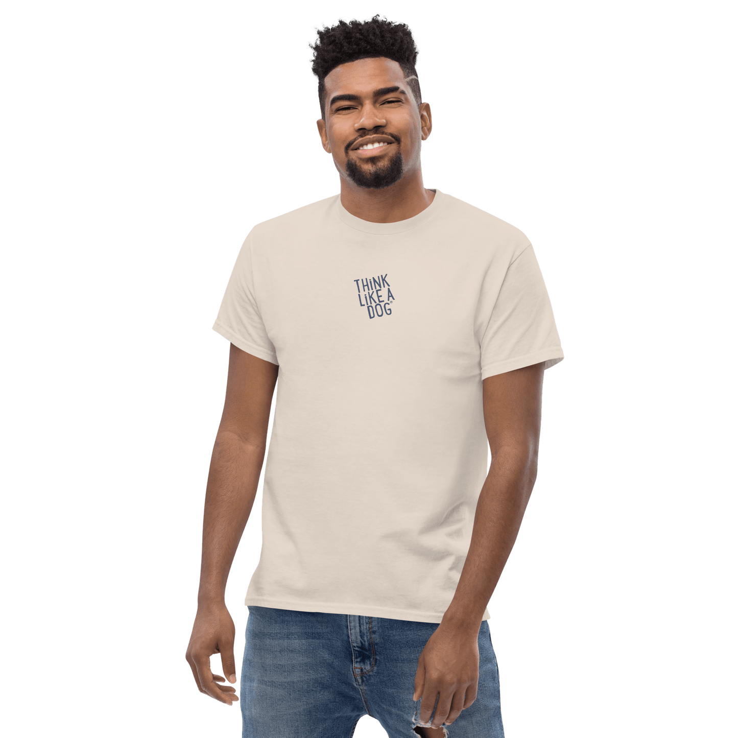 THiNK LiKE A DOG T-Shirt – Minimalist & Inspirational Dog Lover Tee - THiNK LiKE A DOG®