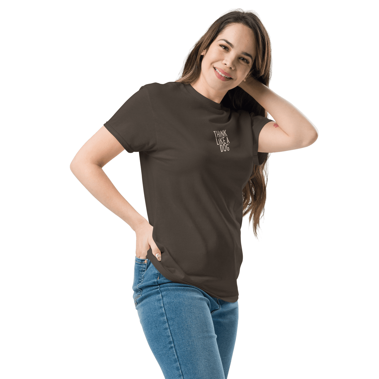 THiNK LiKE A DOG T-Shirt – Minimalist & Inspirational Pet Lover Tee - THiNK LiKE A DOG®