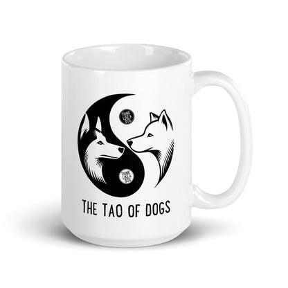White glossy Mug The Tao of Dogs - THiNK LiKE A DOG®