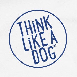 THiNK LiKE A DOG® Small Navy Logo Unisex Long Sleeve Tee - THiNK LiKE A DOG®
