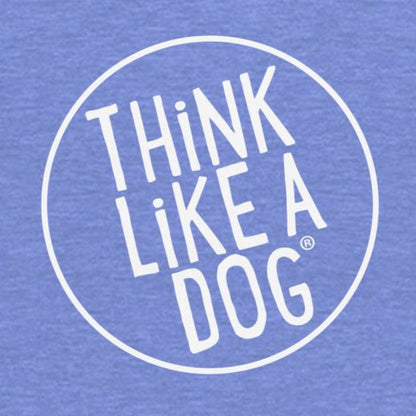 THiNK LiKE A DOG® White Logo Toddler Short Sleeve Tee - THiNK LiKE A DOG®